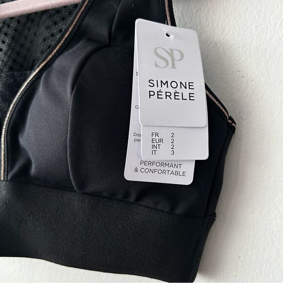 Simone Perele Harmony Medium Impact Wireless Sports Bra - Black - Picture 3 of 9